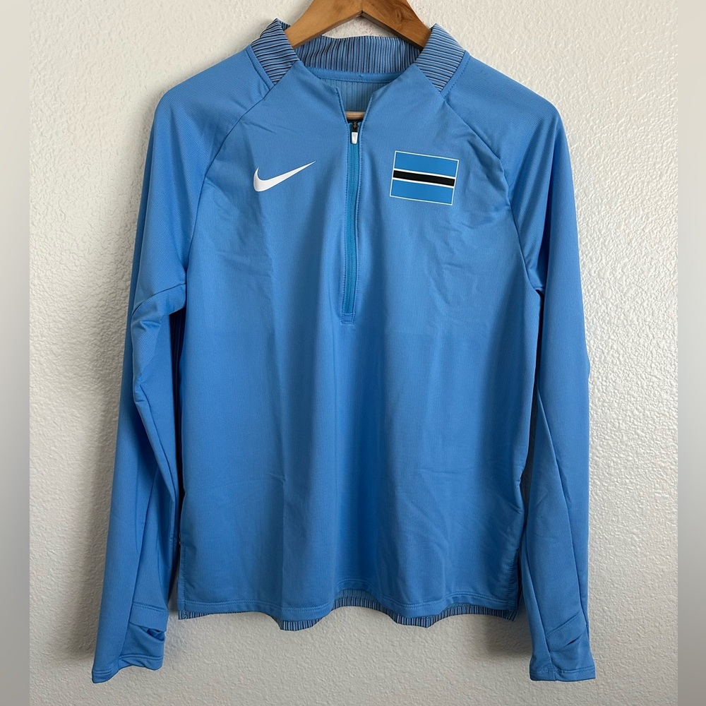 Nike Pro Elite Botswana Running Racing Track ADV Long Sleeve Top Men Size Medium